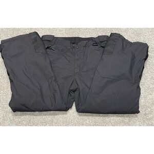 Polar Edge Silver Ski Snow Pants Mens XXL Black Water Wind Proof Zip